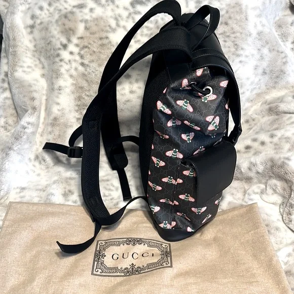 🎒GUCCI GG SUPREME BESTIARY BACKPACK!✨BRAND NEW✨LIMITED EDITION!! NWOT! UNISEX! - Picture 6 of 11